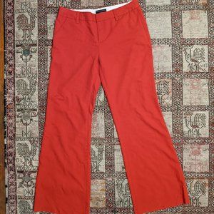 Banana Republic Red Martin Fit Pants Size 10